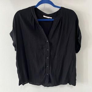 Slouchy button down